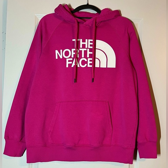 The North Face | Dome Logo Pink Hoodie Size Medium - Picture 4 of 6